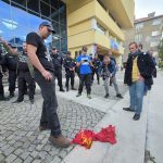 Глишев, Расате, БОЕЦ и компания гориха руското знаме пред Руския културен център (снимки) - Zashtoto